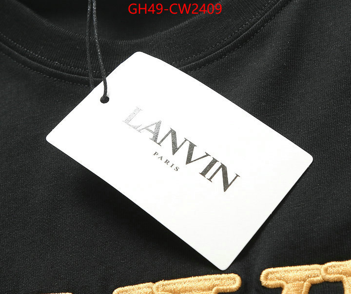 Clothing-LANVIN,buy high-quality fake , ID: CW2409,$: 49USD