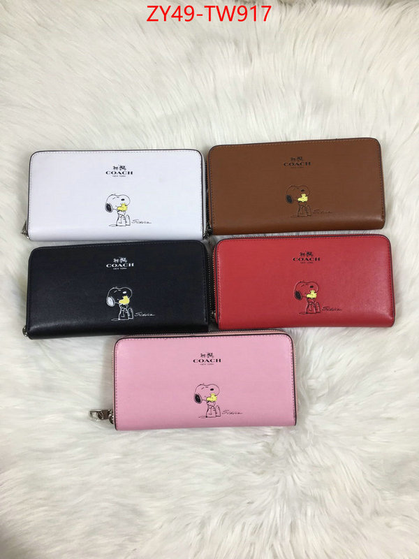 Coach Bags(4A)-Wallet,what's best ,ID: TW917,$: 49USD