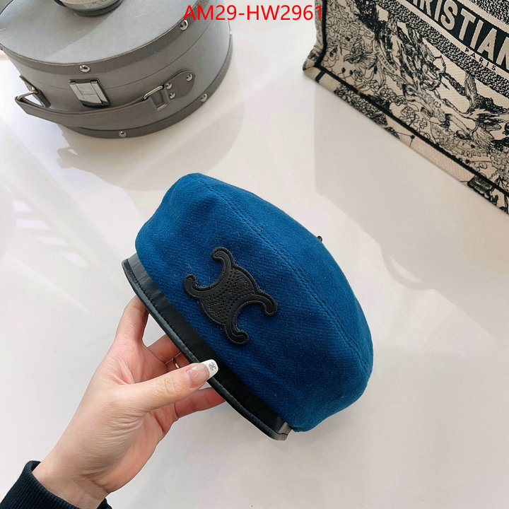 Cap (Hat)-Celine,2023 perfect replica designer , ID: HW2961,$: 29USD