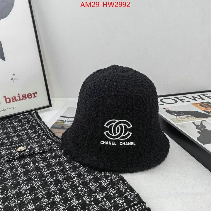 Cap (Hat)-Chanel,buy best high quality , ID: HW2992,$: 29USD