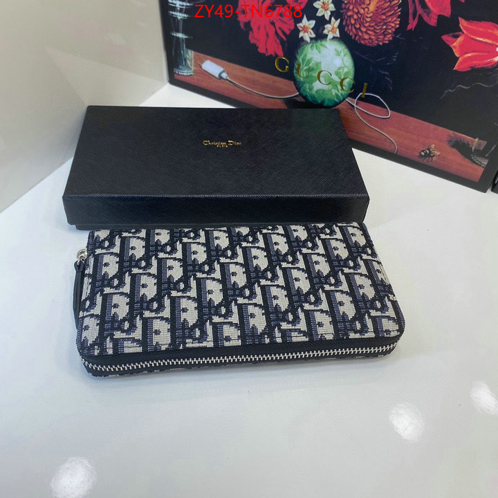 Dior Bags(4A)-Wallet-,ID: TN6788,$: 49USD