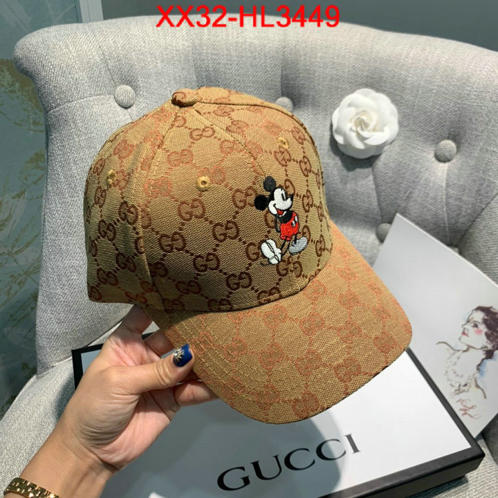 Cap (Hat)-Gucci,where to buy fakes , ID: HL3449,$: 32USD