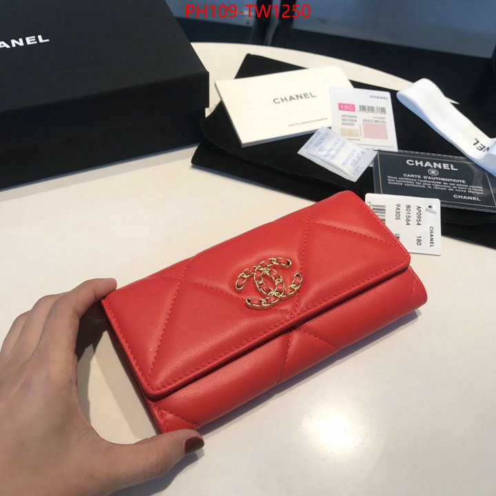 Chanel Bags(TOP)-Wallet-,ID: TW1250,$: 109USD