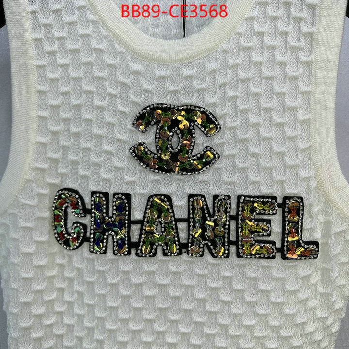 Clothing-Chanel,counter quality ,ID: CE3568,$: 89USD