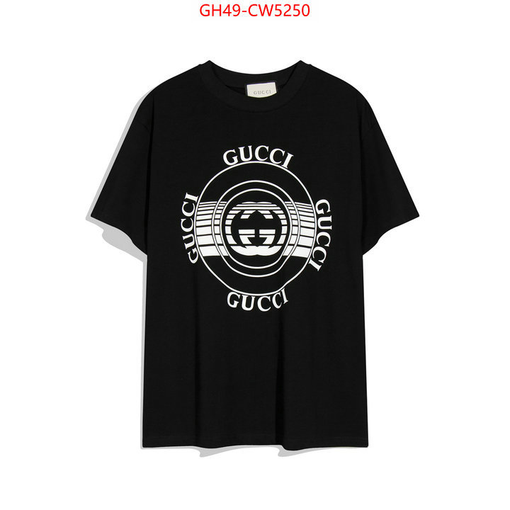 Clothing-Gucci,best quality replica , ID: CW5250,$: 49USD