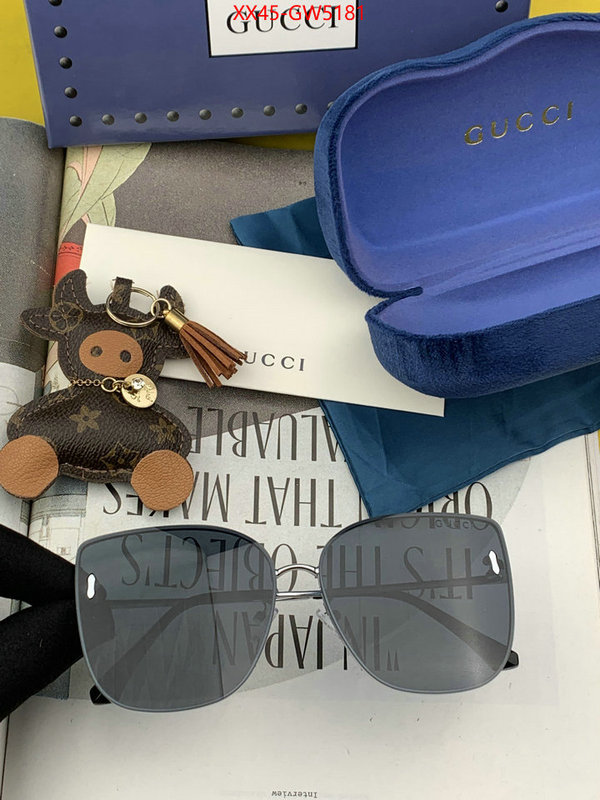 Glasses-Gucci,online sales , ID: GW5181,$: 45USD