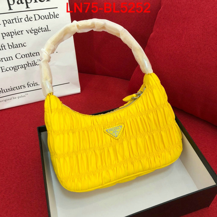 Prada Bags(4A)-Re-Edition 2000,designer high replica ,ID: BL5252,$: 75USD