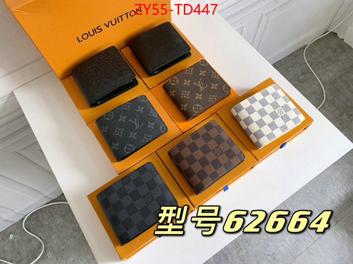 LV Bags(4A)-Wallet,ID: TD447,$: 55USD