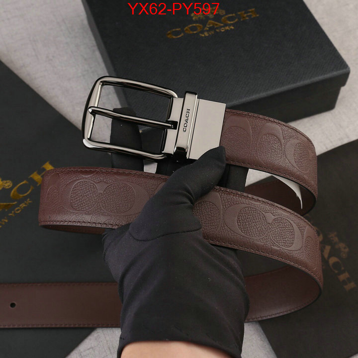 Belts-Coach,best quality designer , ID: PY597,$:62USD