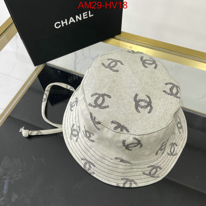 Cap (Hat)-Chanel,buy top high quality replica ,ID: HV18,$: 29USD