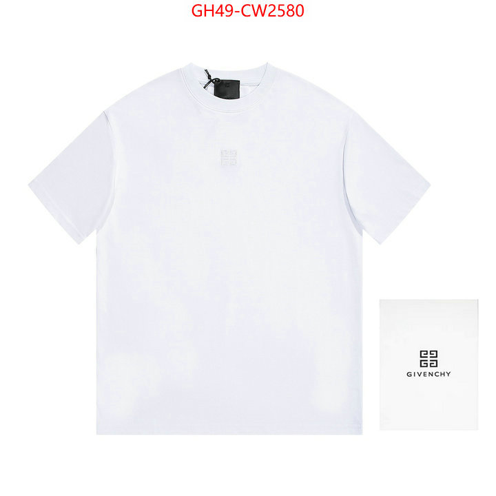 Clothing-Givenchy,brand designer replica ,ID: CW2580,$: 49USD