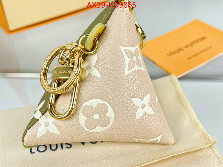 Key pendant-LV,luxury fake ,ID: KD9885,$: 39USD