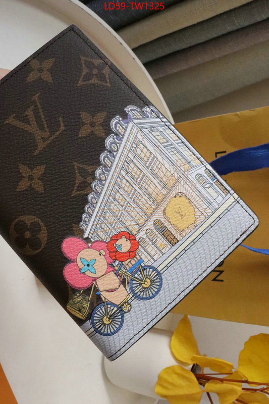 LV Bags(TOP)-Wallet,ID: TW1325,$: 59USD