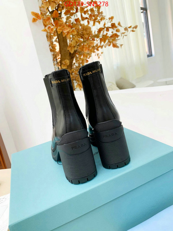 Women Shoes-Prada,the best quality replica , ID: SN5278,$: 129USD