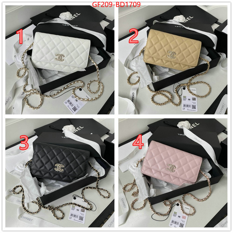 Chanel Bags(TOP)-Diagonal-,ID: BD1709,$: 209USD