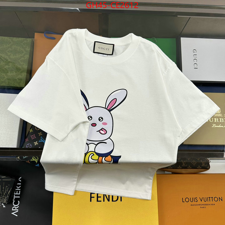 Clothing-Gucci,replica online , ID: CE2612,$: 45USD