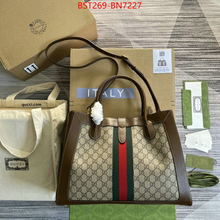 Gucci Bags(TOP)-Handbag-,what's the best place to buy replica ,ID: BN7227,$: 269USD