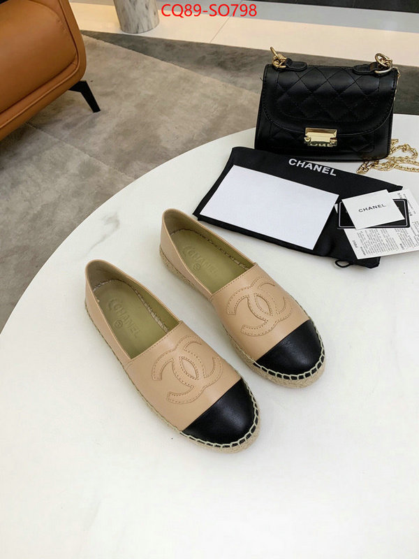 Women Shoes-Chanel,the best quality replica , ID: SO798,$: 89USD