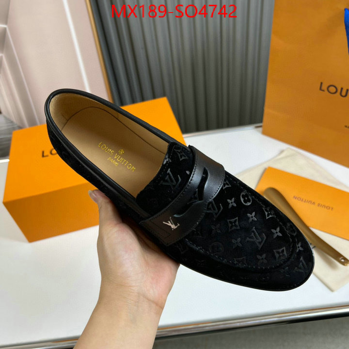 Men Shoes-LV,2023 aaaaa replica 1st copy , ID: SO4742,$: 189USD