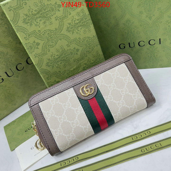 Gucci Bags(4A)-Wallet-,wholesale 2023 replica ,ID: TD3560,$: 49USD