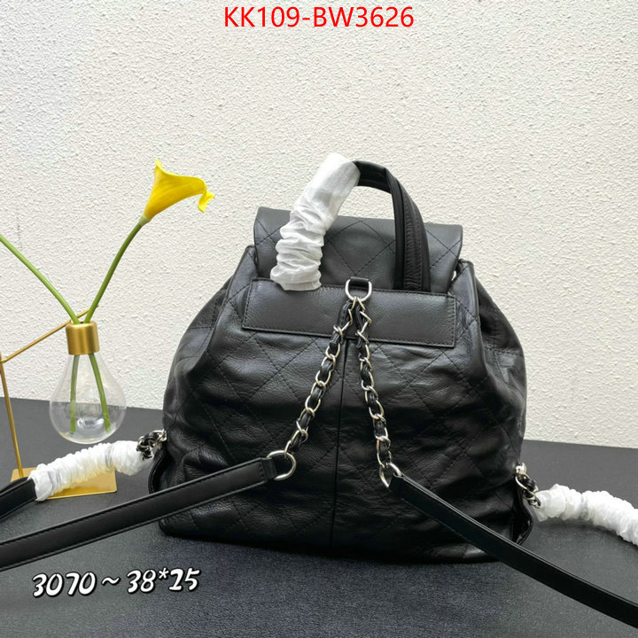 Chanel Bags(4A)-Backpack-,ID: BW3626,$: 109USD