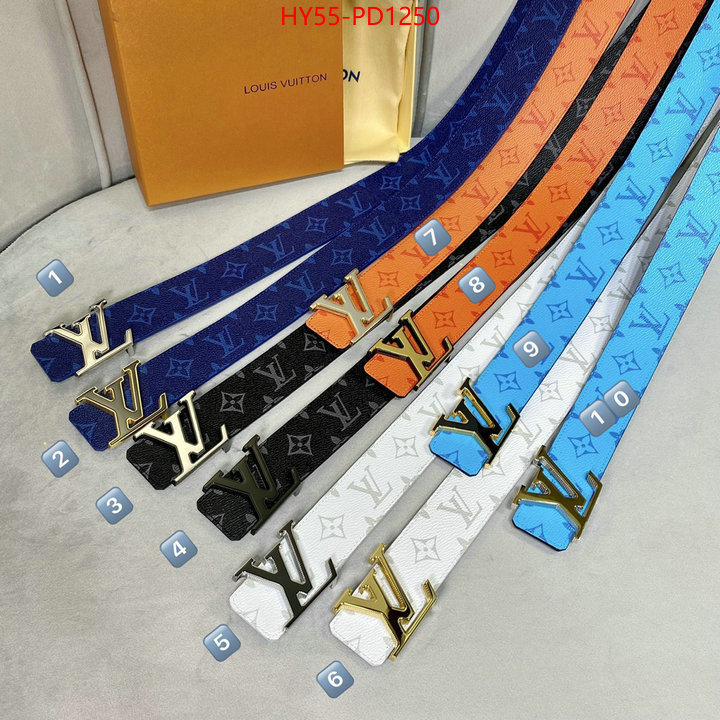 Belts-LV,wholesale designer shop , ID: PD1250,$: 55USD