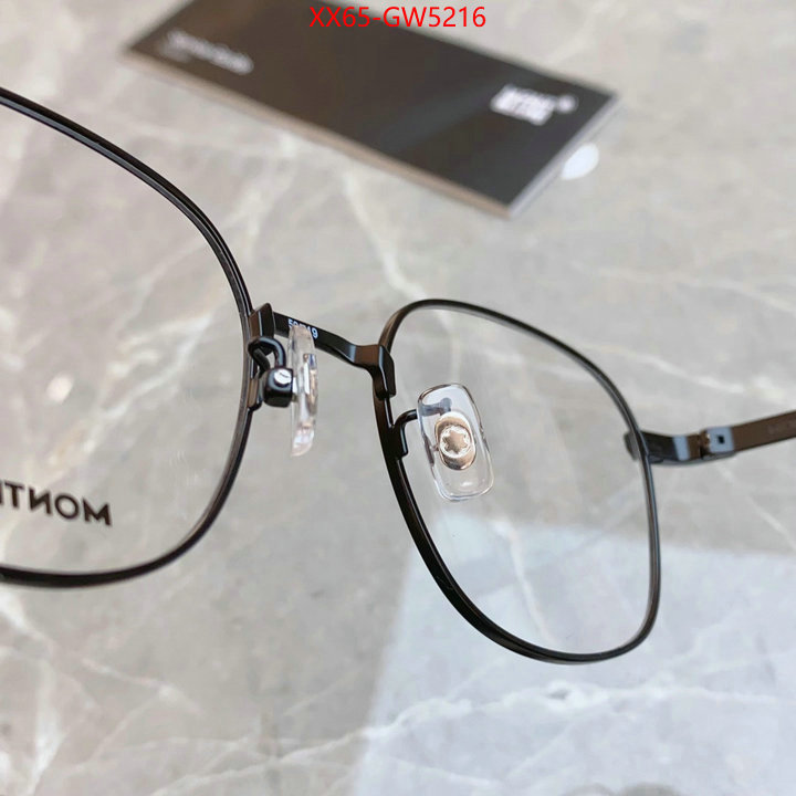 Glasses-Montblanc,replica every designer , ID: GW5216,$: 65USD