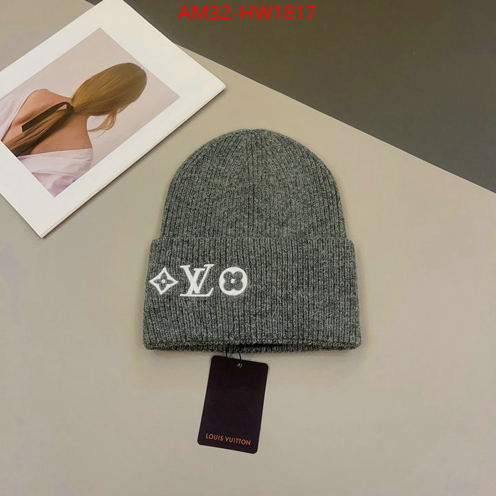 Cap (Hat)-LV,high quality designer replica , ID: HW1817,$: 32USD