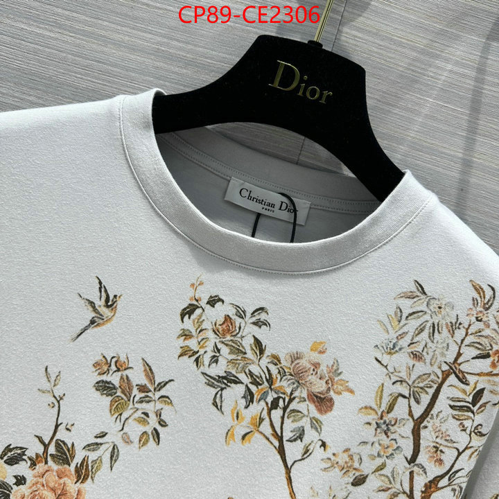 Clothing-Dior,brand designer replica , ID: CE2306,$: 89USD