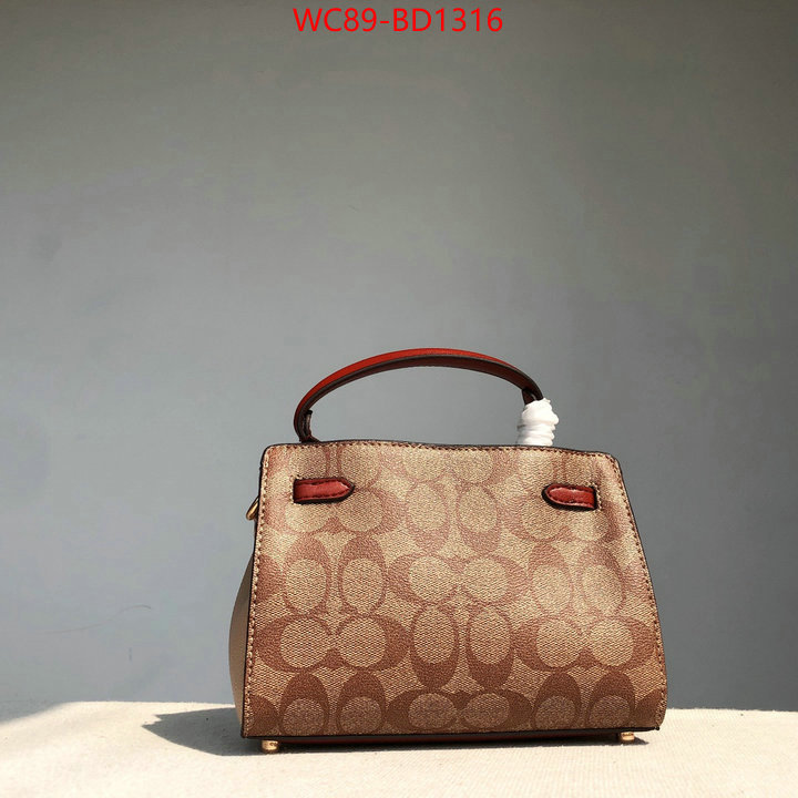 Coach Bags(4A)-Diagonal,best wholesale replica ,ID: BD1316,$: 89USD