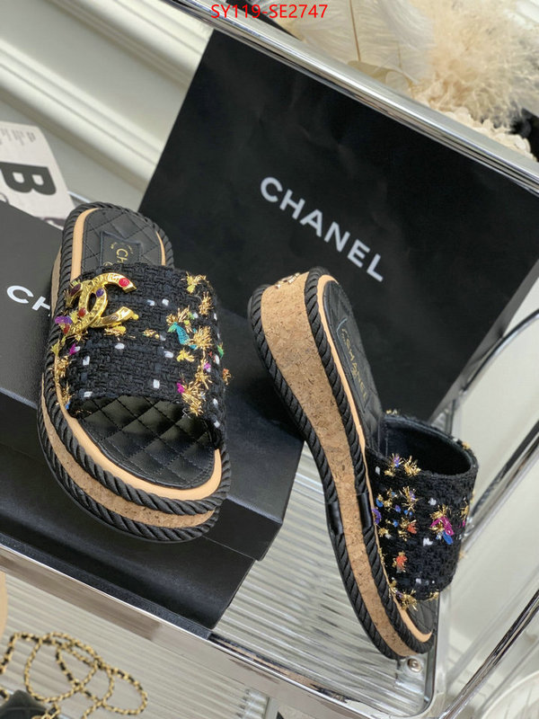 Women Shoes-Chanel,mirror quality , ID: SE2747,$: 119USD