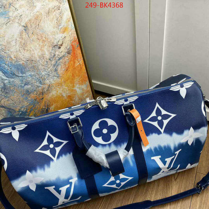 LV Bags(TOP)-Keepall BandouliRe 45-50-,ID：BK4368,$:249USD