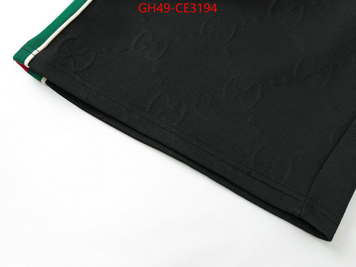 Clothing-Gucci,designer 1:1 replica , ID: CE3194,$: 49USD