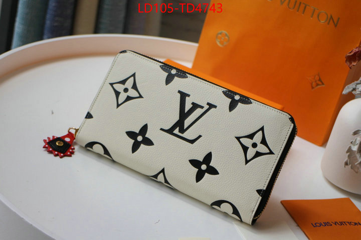 LV Bags(TOP)-Wallet,ID: TD4743,$: 105USD