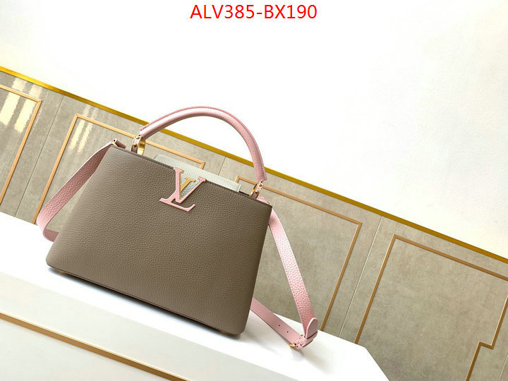 LV Bags(TOP)-Handbag Collection-,ID: BX190,$: 385USD