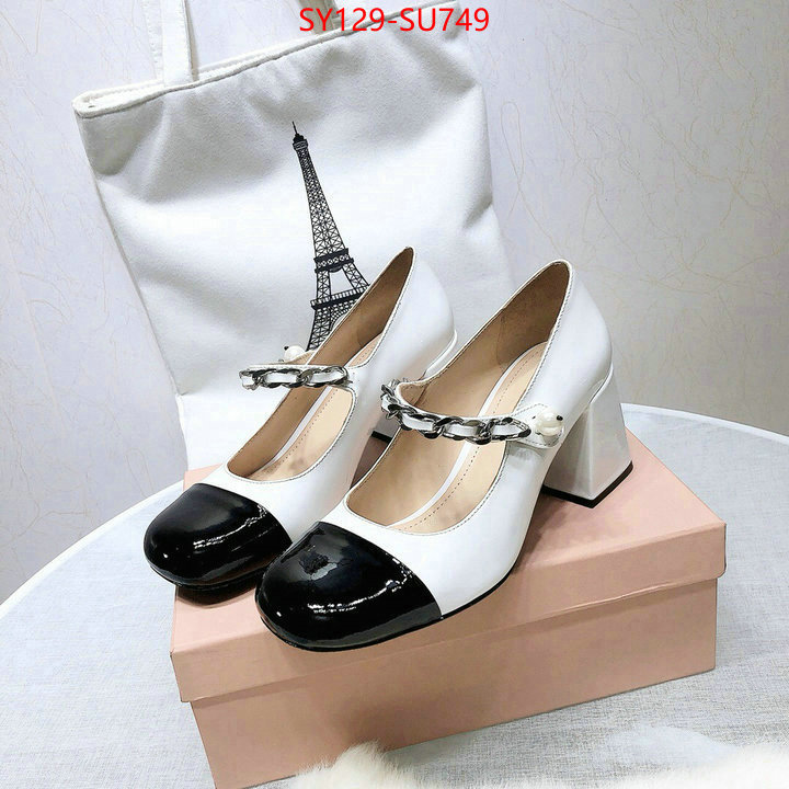 Women Shoes-Miu Miu,perfect quality ,luxury fashion replica designers , ID: SU749,$: 129USD