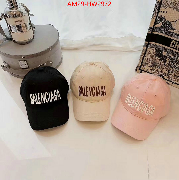 Cap (Hat)-Balenciaga,sale outlet online , ID: HW2972,$: 29USD