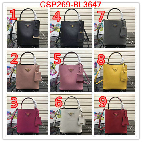 Prada Bags(TOP)-Diagonal-,ID: BL3647,$: 269USD