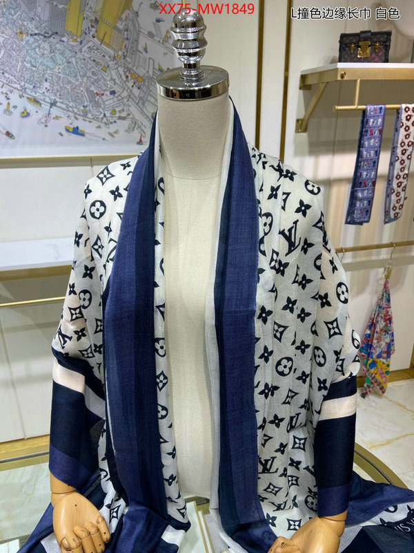 Scarf-LV,customize best quality replica , ID: MW1849,$: 75USD