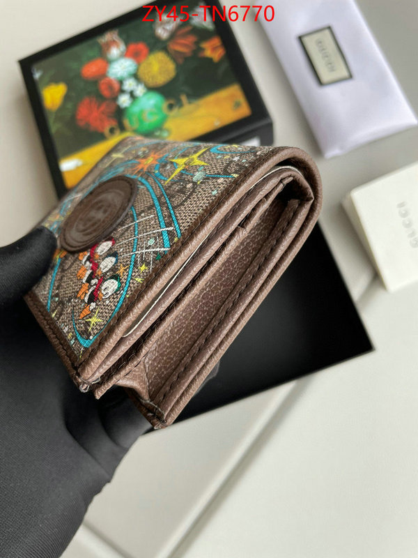 Gucci Bags(4A)-Wallet-,ID: TN6770,$: 45USD