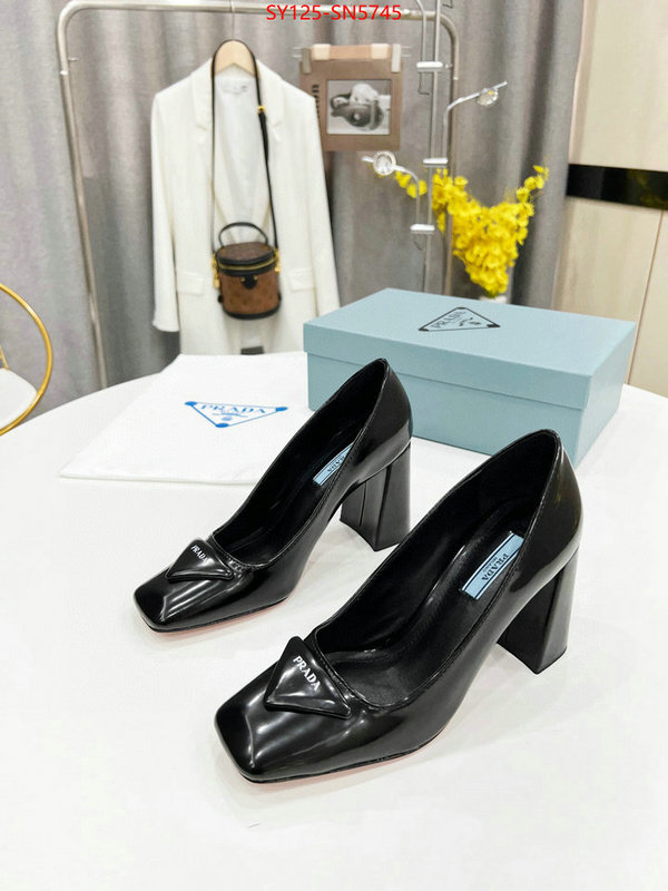 Women Shoes-Prada,replica aaaaa designer , ID: SN5745,$: 125USD