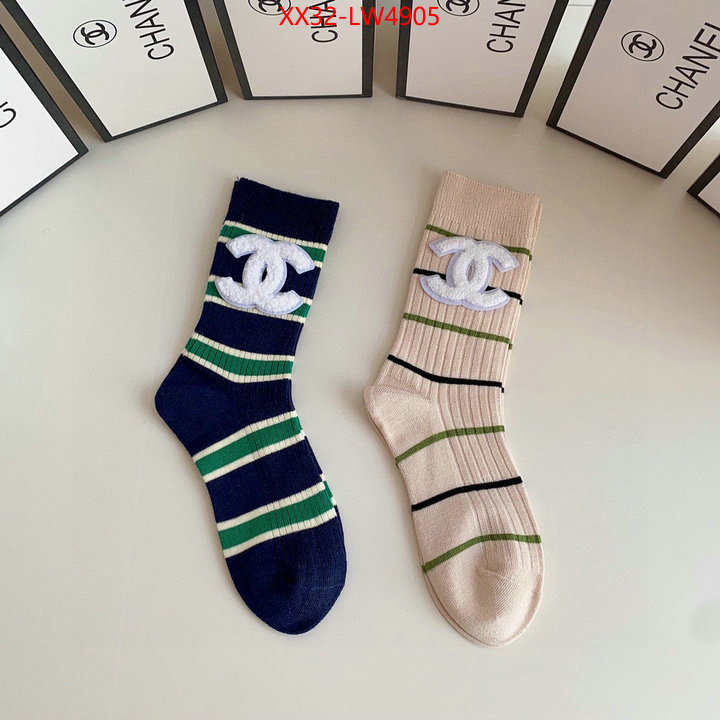 Sock-Chanel,buy cheap replica , ID: LW4905,$: 32USD