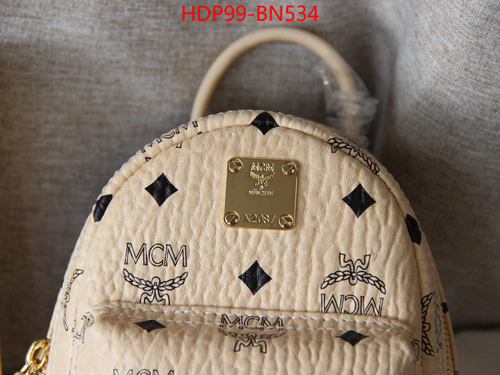 MCM Bags(TOP)-Backpack-,ID: BN534,$: 99USD