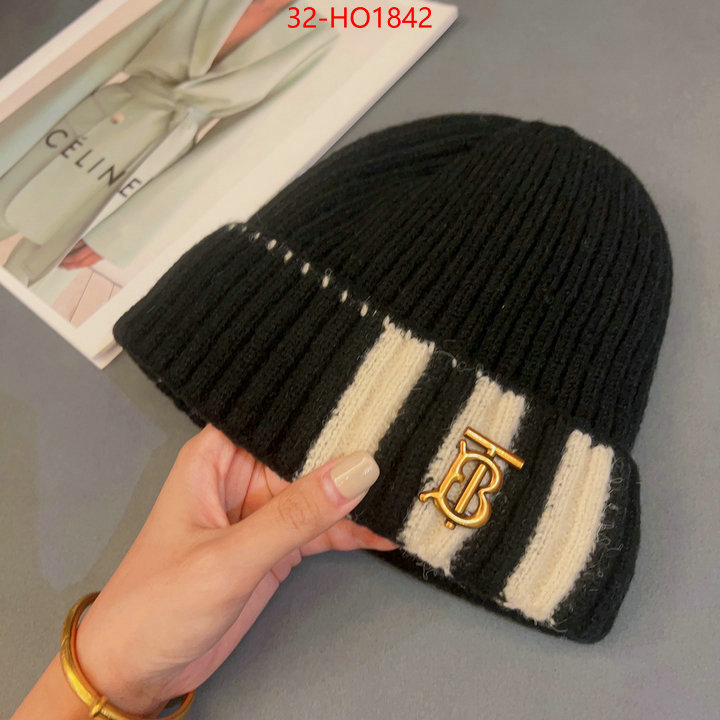 Cap (Hat)-Burberry,shop the best high quality , ID: HO1842,$: 32USD