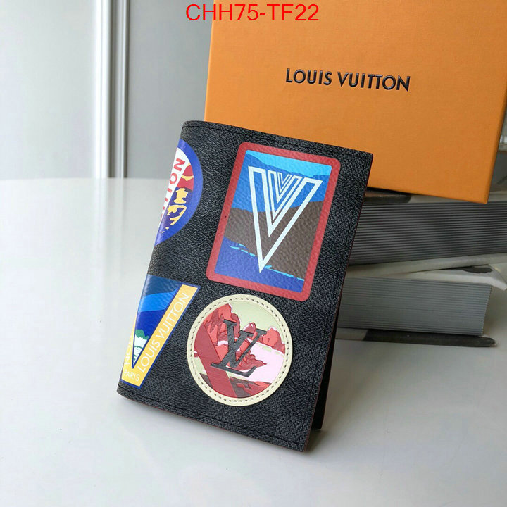 LV Bags(TOP)-Wallet,ID: TF22,$:75USD