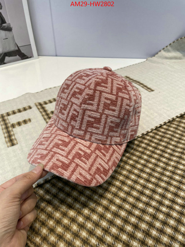 Cap (Hat)-Fendi,fake designer , ID: HW2802,$: 29USD