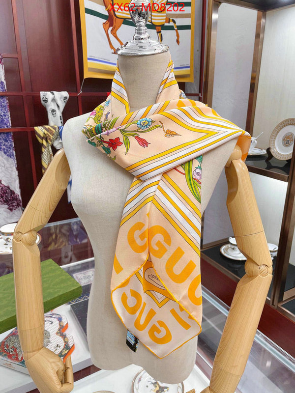 Scarf-Gucci,replica wholesale , ID: MD8202,$: 62USD