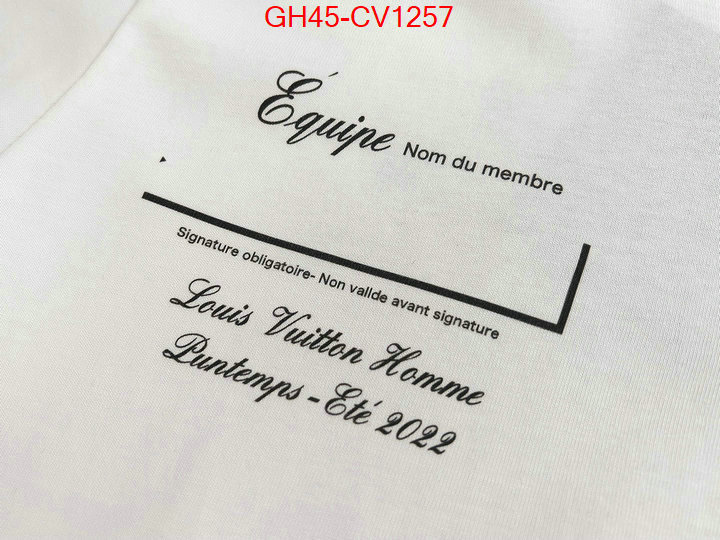 Clothing-LV,perfect quality designer replica , ID: CV1257,$: 45USD