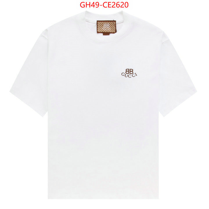 Clothing-Gucci,buy top high quality replica , ID: CE2620,$: 49USD