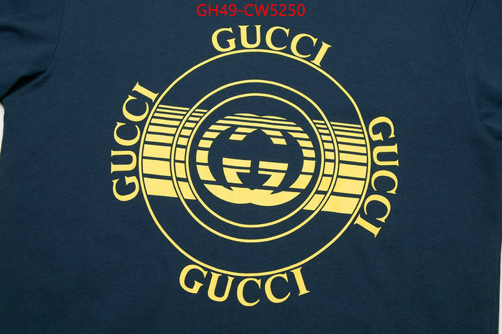 Clothing-Gucci,best quality replica , ID: CW5250,$: 49USD